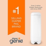 Diaper Genie Easy Roll Refill with 18 Bags - for the Diaper Genie Signature and Platinum pails | Lasts Up to 5 Months or Holds Up to 846 newborn Diapers Per Refill blue 1 Count - Image 5