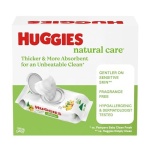 Huggies Natural Care Sensitive Baby Wipes, Unscented, Hypoallergenic, 99% Purified Water, 15 Flip-Top Packs (960 Wipes Total) - Image 2