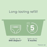 Diaper Genie Easy Roll Refill with 18 Bags - for the Diaper Genie Signature and Platinum pails | Lasts Up to 5 Months or Holds Up to 846 newborn Diapers Per Refill blue 1 Count - Image 9