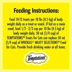 TEMPTATIONS Adult Cat Treats, Tasty Chicken Flavour, 454g Tub - Image 5