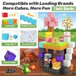 Magnetic Blocks - Build Mine Magnet World Magic Portal Set, Magnetic Tiles Building Blocks Toddler Toys STEM Sensory Outdoor Toys for 3+ Year Old Boys & Girls, Creative Kids Games Kids Toys - Image 13
