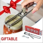 Oleex Jar Opener for Weak Hands with Keychain Bottle Cap Opener. Easy Jar Opener for Seniors with Arthritis or Kids Jar Openers. Jar Gripper Tight Lid Opener and Bottle Opener Kitchen Gadgets - Image 7