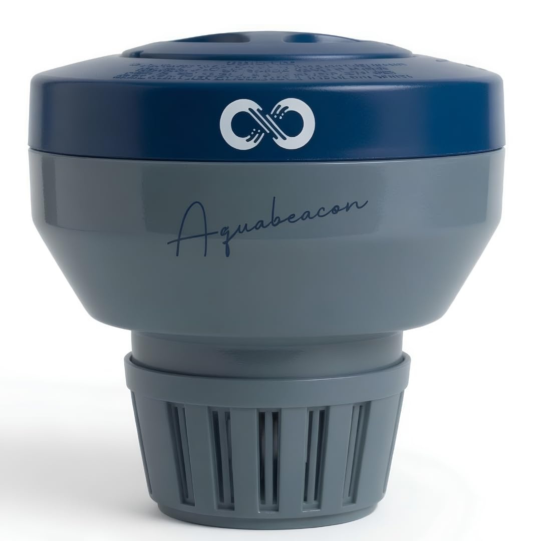 51KfPHanxeL Aquabeacon Signature XL Chlorine Floater with UV Coating Protection Holds up to 5X Chlorine Tablets 3" - Optimal Water Sanitation Premium Pool Chlorine Tablet Dispenser - Image 1