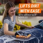 Armor All Microfiber Car Wash Mitt, Car Wash Glove for Clean Cars, Trucks, Motorcycles, 2 Each - Image 4