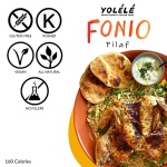 Yolélé Fonio Grain Pilaf Mix African Supergrain Ancient Grains Organic Gluten-Free Non GMO Vegan Protein Fiber Super Food Paleo-Friendly Rice Alternative, Yassa Onion, Lime, and Chili 2-Pack - Image 6