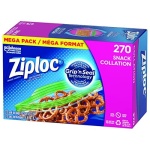 Ziploc Snack and Sandwich Bags for On-the-Go Freshness, Grip 'n Seal Technology for Easier Grip, Open and Close, 270 Count - Image 11