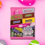 M&M'S PEANUT, SNICKERS, TWIX, MILKY WAY & 3 MUSKETEERS & Easter Chocolate Candy Spring Assortment, 31.3 oz, 100-Piece Bag - Image 9