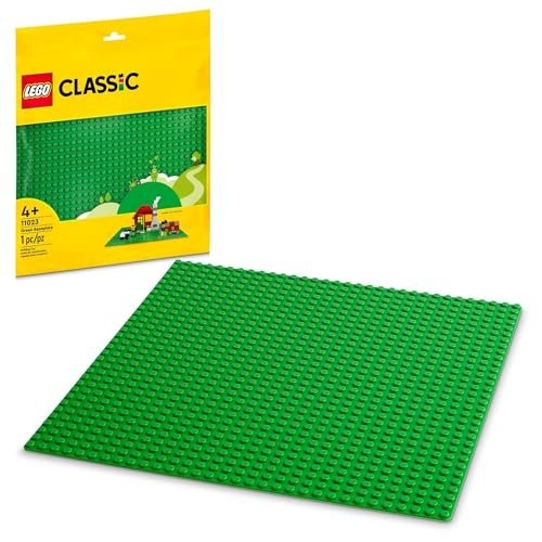 51eu6sXVh6L.jpg LEGO Classic Green Baseplate, Square 32x32 Stud Foundation to Build, Play, and Display Brick Creations, Great for Grassy Nature Landscapes, 11023 - Image 1