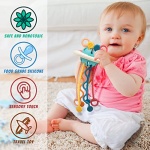 Baby Toys 6 to 12-18 Months,Montessori Toys for 1 Year Old,Sensory Toys for Toddlers,Pull String Activity Motor Skills for Travel,Infants Toys for 1 Year Old,for Babies Girls Boys Gifts - Image 5