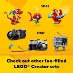 LEGO Creator 3 in 1 Flatbed Truck with Helicopter Toy, Transforms from Flatbed Truck Toy to Propeller Plane to Hot Rod and SUV Car Toys, Gift Idea for Boys and Girls Ages 7 Years Old and Up, 31146 - Image 2