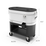 Permasteel 120-Qt Rolling Ice Chest - Image 3