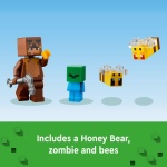 LEGO Minecraft The Bee Cottage 21241 Building Set - Construction Toy with Buildable House, Farm, Baby Zombie, and Animal Figures, Game Inspired Birthday Gift Idea for Boys and Girls Ages 8+ - Image 2