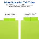 Avery Big Tab Insertable Dividers, 5-Tab, Multicolor, 3 Sets - Image 6