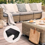 Blulu Outdoor Furniture Clips Patio Sofa Clips Rattan Furniture Clamps Wicker Chair Fasteners, Connect The Sectional or Module Outdoor Couch Patio Furniture (20 Pieces) - Image 6