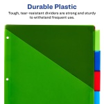 Avery Big Tab Insertable Dividers, 5-Tab, Multicolor, 3 Sets - Image 4