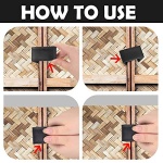 Blulu Outdoor Furniture Clips Patio Sofa Clips Rattan Furniture Clamps Wicker Chair Fasteners, Connect The Sectional or Module Outdoor Couch Patio Furniture (20 Pieces) - Image 4
