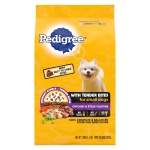 PEDIGREE Tender Bites Small Dog Dry Dog Food Chicken & Steak Flavour 2kg Bag