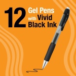 BIC Gelocity Gel Pen, Medium Point (0.7mm), Black Ink, 12-Count - Image 4