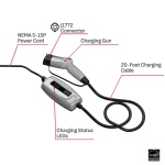 Schumacher Electric Level 1 Portable EV Charger, 12A, 120V – SEV1670 - Image 8