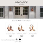 Progress Lighting Brookside Outdoor Wall Light, Copper - Image 8