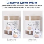 Avery Address Labels, Sure Feed and Easy Peel Technology, Glossy White Labels, 1" x 2-5/8", Permanent Adhesive, Laser/Inkjet, 300 Total (6525) - Image 3