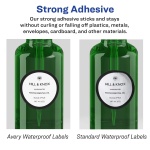 Avery® Printable Durable White Round Labels, Sure Feed® Technology, 2" Diameter, Print-to-the-Edge, Waterproof Labels, Laser & Pigment-Based Inkjet Compatible, 120 Total - Image 6