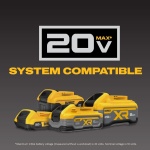 DEWALT 20V MAX Cordless Drill Driver Set, Electric Drill, Brushless 1/2 In 2 Speed, 2.0 Ah Battery and Charger Included, LED Light (DCD777D1) - Image 9