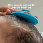 FridaBaby Baby Bath Silicone Brush DermaFrida The Skin Soother Baby Essential for Dry Skin, Cradle Cap and Eczema (2 Pack) - Image 5