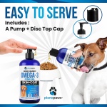 Omega 3 Fish Oil for Dogs - Better Than Salmon Oil for Dogs - Dog Fish Oil Supplement - Reduce Shedding & Itching - Supports Joints, Brain, Heart Health- Dog Skin and Coat Supplement - Fish Oil Liquid - Image 5