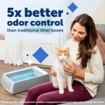 PetSafe ScoopFree Automatic Self-Cleaning Cat Litter Box – Includes Disposable Trays with Crystal Litter, Uncovered - Image 5