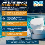 Pool Shark Swimming Pool Chlorine Tablets | 3-Inch Chlorine Tablets | 25 lbs | Slow-Dissolving 90% Active Chlorine Tabs | Pool Chemicals for Inground Pools, Above Ground Pools, Saltwater, Spa, Hot Tub - Image 4