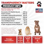 Glucosamine for Dogs Hip and Joint Supplement - Safe Joint Support for Dogs - Dog Joint Supplement with Glucosamine Chondroitin MSM Turmeric - 120 Joint Care Chews for Dogs ActivTreats - Image 3