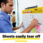 Post-it Super Sticky Easel Pad, 25 x 30 in, White Lined, 2 Pads - Image 8