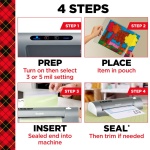 Scotch Thermal Laminator and Pouch Bundle, 2 Roller System, Laminate up to 9" Wide (TL901X) with Scotch Laminating Pouches, 200-Pack (TP3854-200) - Image 7