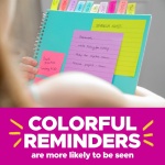 Post-it Super Sticky Notes, 3 x 3 in, Assorted Brights, 15 Pads - Image 6
