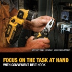 DEWALT 20V MAX LED Work Light Rechargeable, LED Flashlight, Magnetic Flashlight, Freestanding and Clip-On Light, 360 degree pivoting Head, Tool Only (DCL044) - Image 5