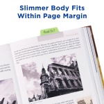 Avery® Margin Ultra Tabs®, 2.5" x 1" Repositionable, 24 Pastel Tabs - Image 2