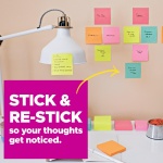 Post-it Super Sticky Notes, 3 x 3 in, Assorted Brights, 15 Pads - Image 4