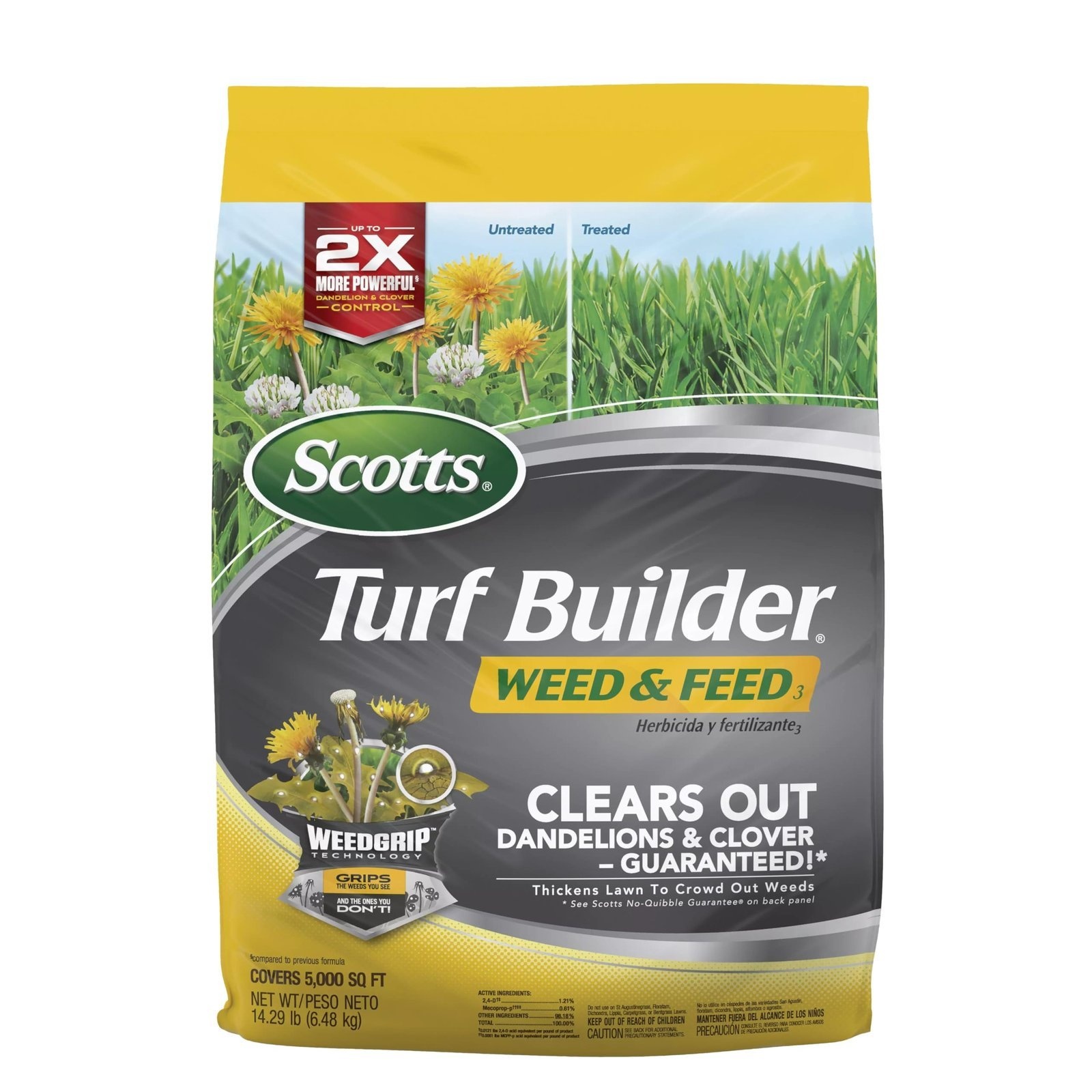 81hPWFaP6qL.jpg Scotts Turf Builder Weed & Feed3, 14.29 lbs. - Image 1