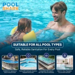 Pool Shark Swimming Pool Chlorine Tablets | 3-Inch Chlorine Tablets | 25 lbs | Slow-Dissolving 90% Active Chlorine Tabs | Pool Chemicals for Inground Pools, Above Ground Pools, Saltwater, Spa, Hot Tub - Image 6