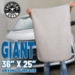Chemical Guys, Waffle Weave Gray Matter Microfiber Drying Towel, 25 x 36 in - Image 2
